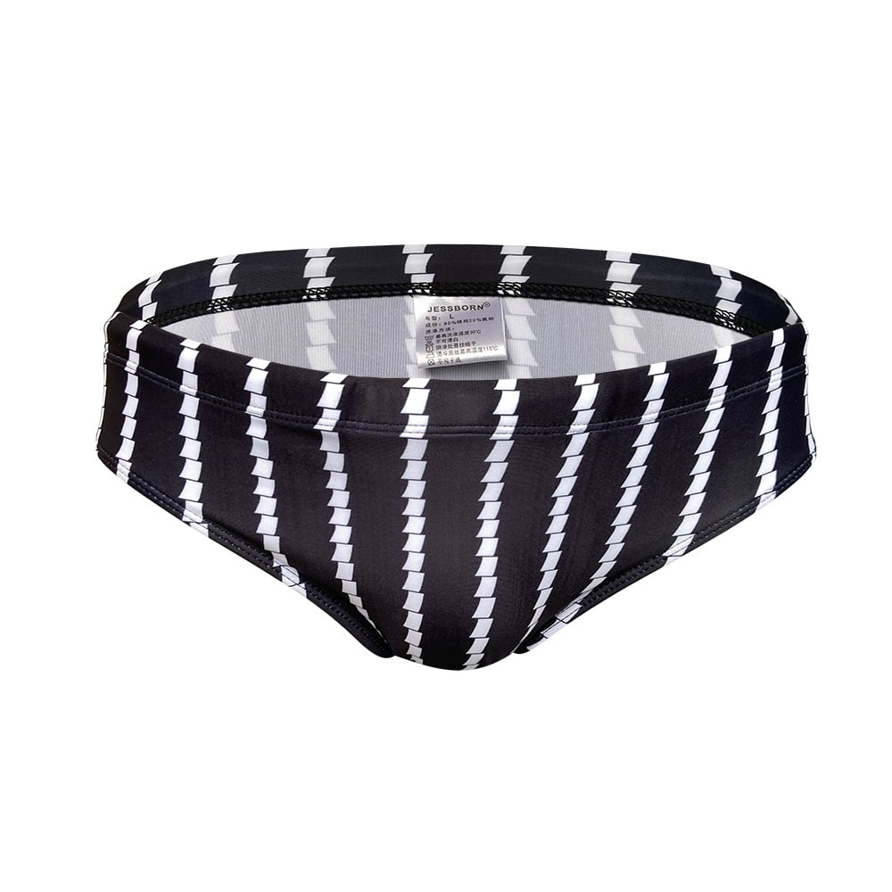 Low Rise Vertical Stripes Beach Training Swimsuit