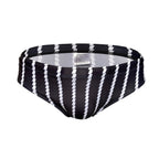 Low Rise Vertical Stripes Beach Training Swimsuit