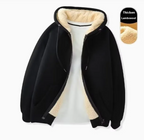 Lamb Wool Zipper Hoodie | Streetwear