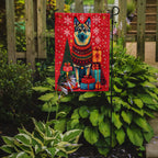 Norwegian Elkhound Holiday Christmas Garden Flag