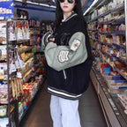Loose Fit Unisex Minority Design Coat