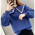 Women's Asymmetrical Embroidered Sweatshirt 2023 Autumn | Streetwear