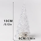 Colorful Christmas Tree with Acrylic Night Light Decor