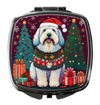 Old English Sheepdog Christmas Compact Mirror