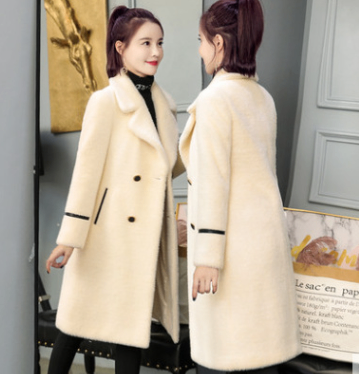 Leather Sheep Mink Coat