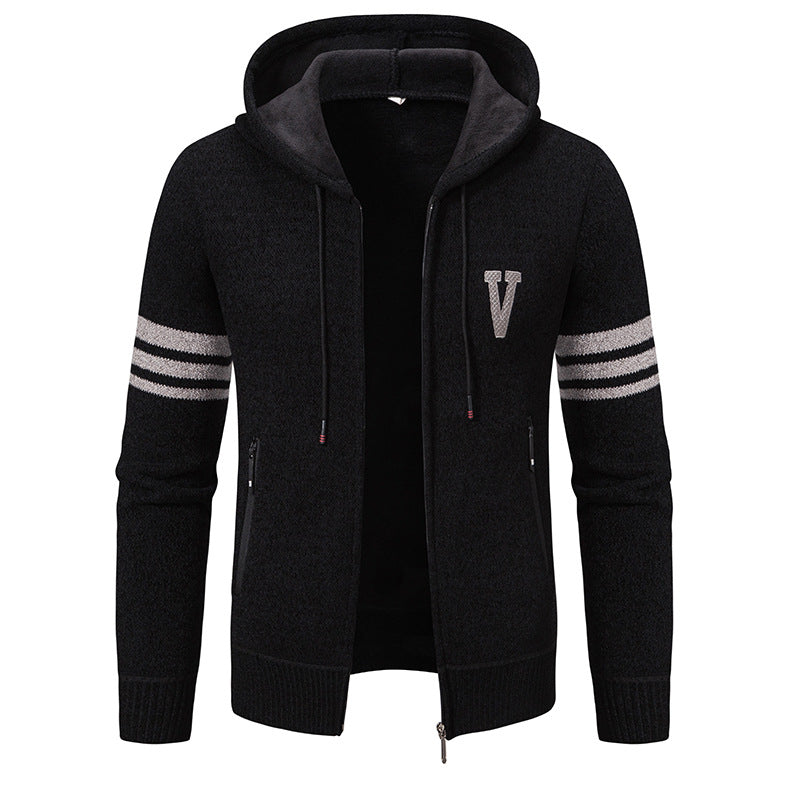 Winter Men's Knit Sweater Coat
