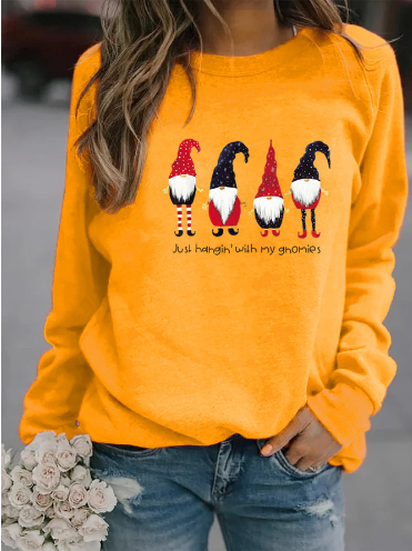 Letter Print Crew Neck Sweatshirt | Streetwear