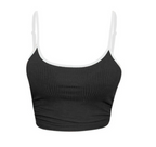 Summer Slim Fit Solid Color Backless Tank Top for Women