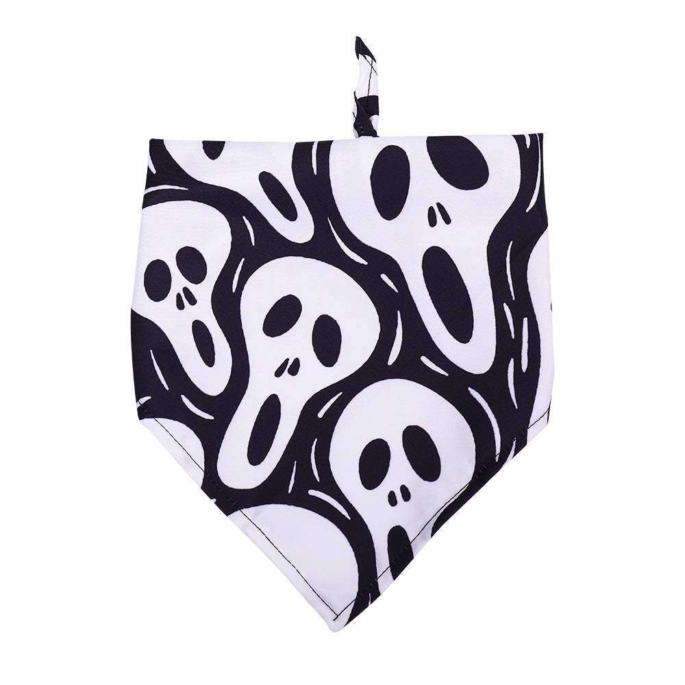 Halloween Dog Slobber Scarf for Pets