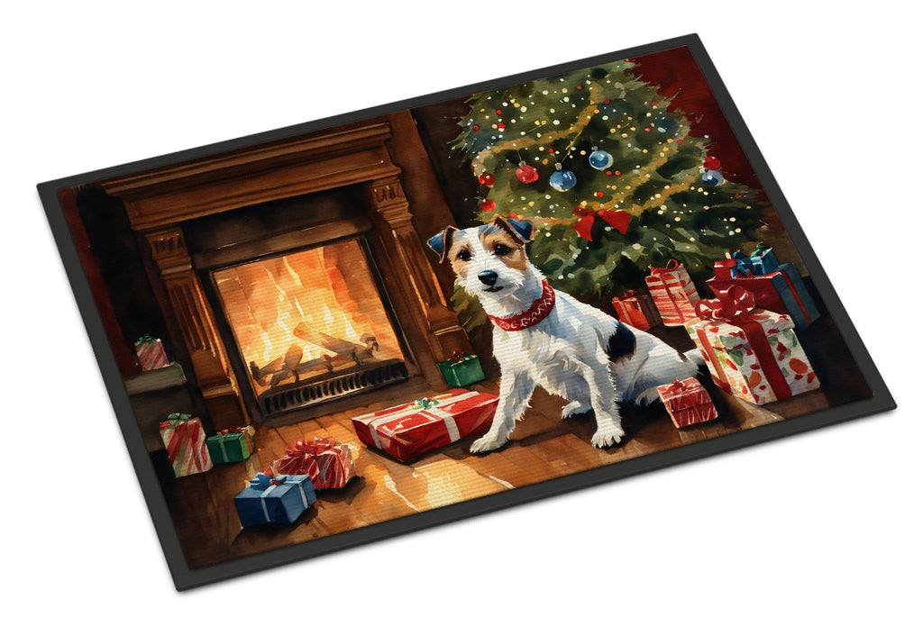 Jack Russell Terrier Cozy Christmas Doormat
