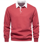 Flip Collar Long Sleeve Hoodie | Streetwear