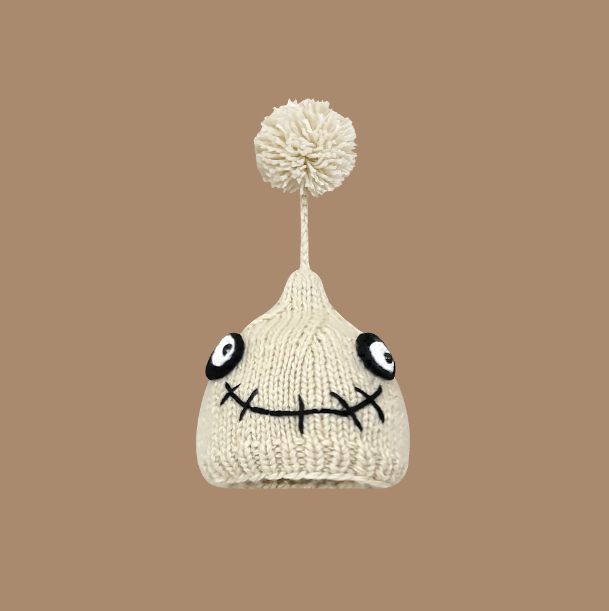 Children's Fashion Simple Wool Pullover Beanie Hat