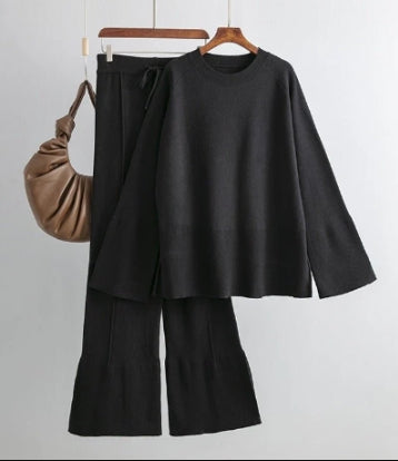 Knit Sweater and Pants Loungewear Set (One Set)