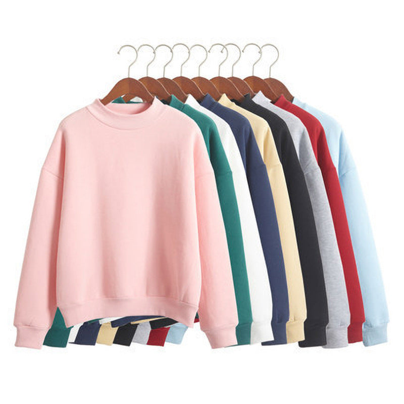 Women's Sweet Korean O-Neck Knit Hoodie Sweater | Streetwear