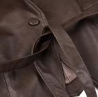 Loose-Fit Polyester Long Sleeve Coat