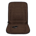 "12V/24V Heated Wool Car Seat Cushion with Plug"