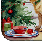 Labrador Retriever Christmas Cookies Dish Drying Mat