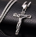 [Duplicate] Stainless Steel Jesus Cross Necklace with Chain | Christian Jewelry