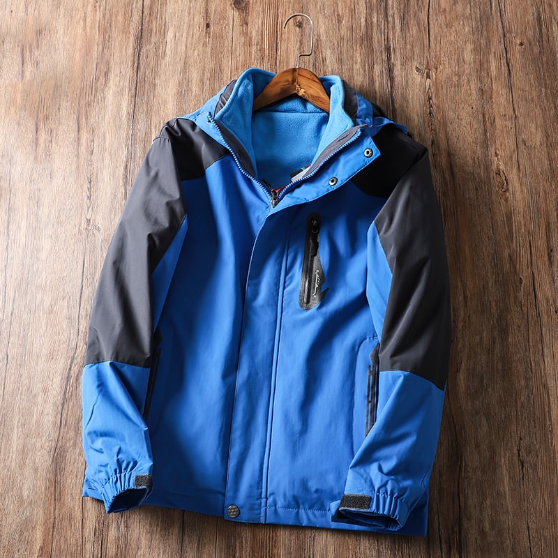 Men's Winter Plus Fleece Windproof Outdoor Jacket
