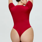Plus Size Women's Short Sleeve Bodysuit 18+