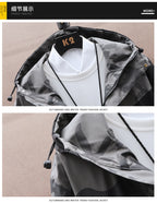 Plus Size Camouflage Workwear Jacket for Men 7XL 8XL