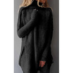 Heaps Collar Three-needle Craft Long-sleeved Sweater