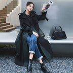 Mid-length Over-the-knee Windbreaker Jacket (High-end)