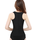 Colorful Zippered Sports Bodysuit and Waist Trainer