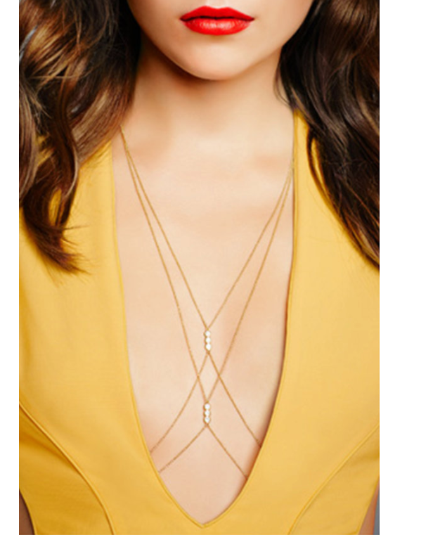 Layered Cross Body and Waist Chain