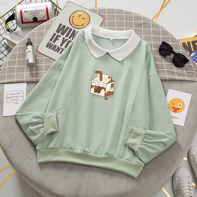 Casual Print Pocket Fleece Sweatshirt for Everyday Wear | Streetwear