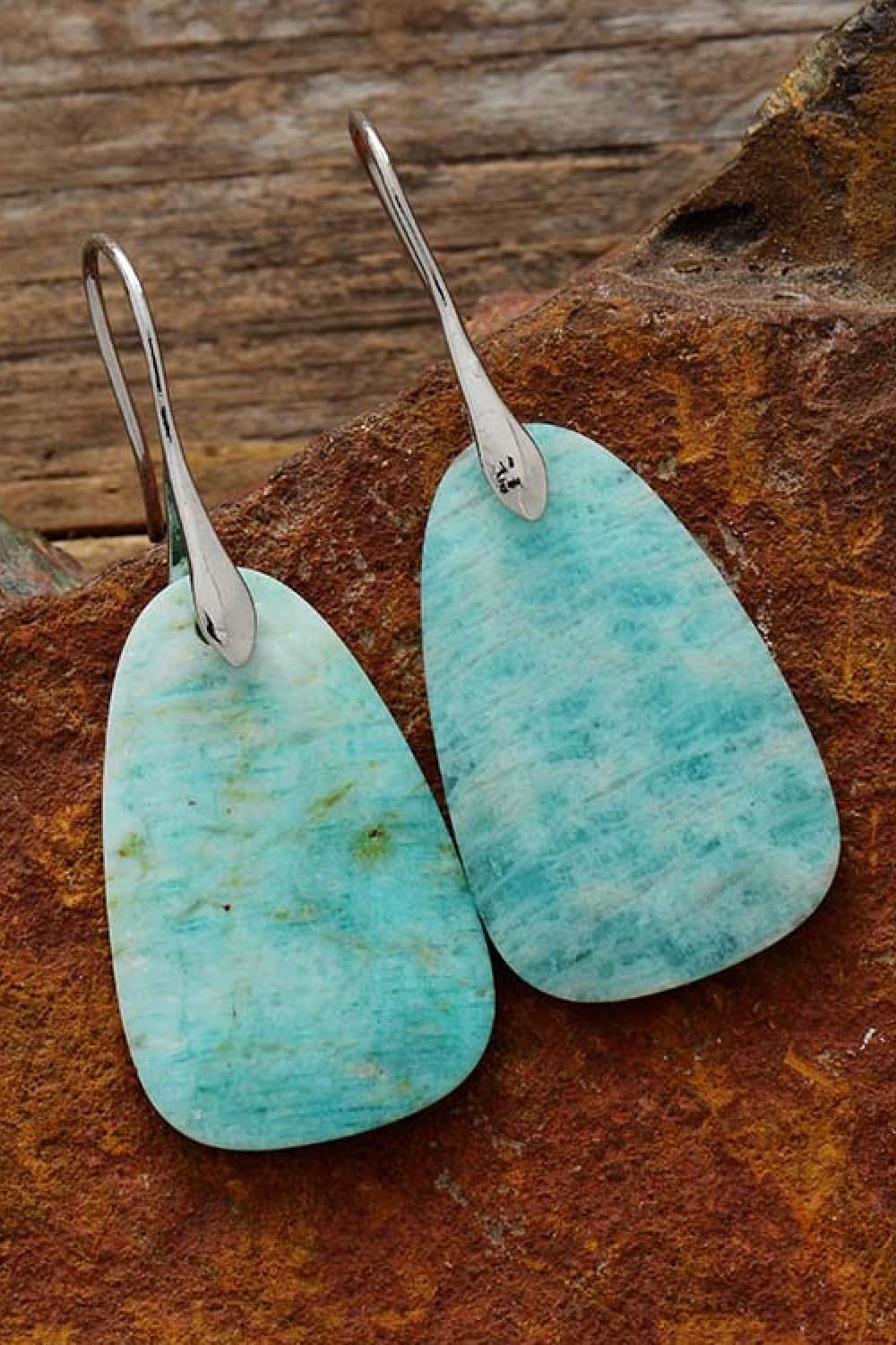Stone Dangle Earrings