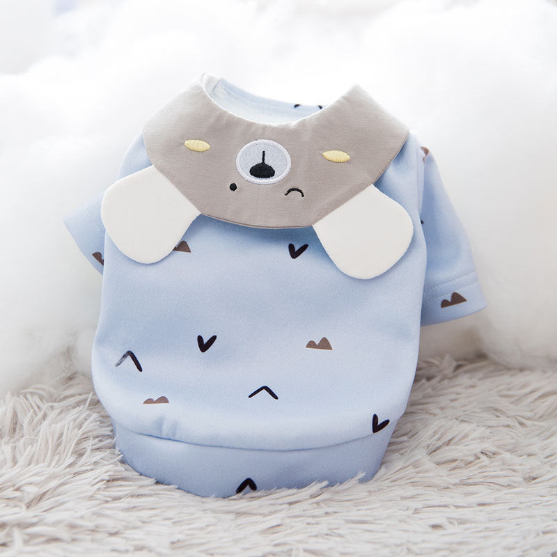 Thin Fleece Cat Pullover Sweater for Spring