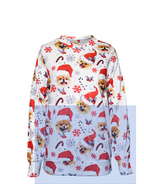 Women's Christmas Printed Round Neck T-shirt | Streetwear