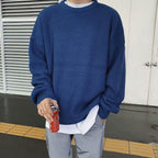 Men's Knitted Sweater for Fall and Winter Wear