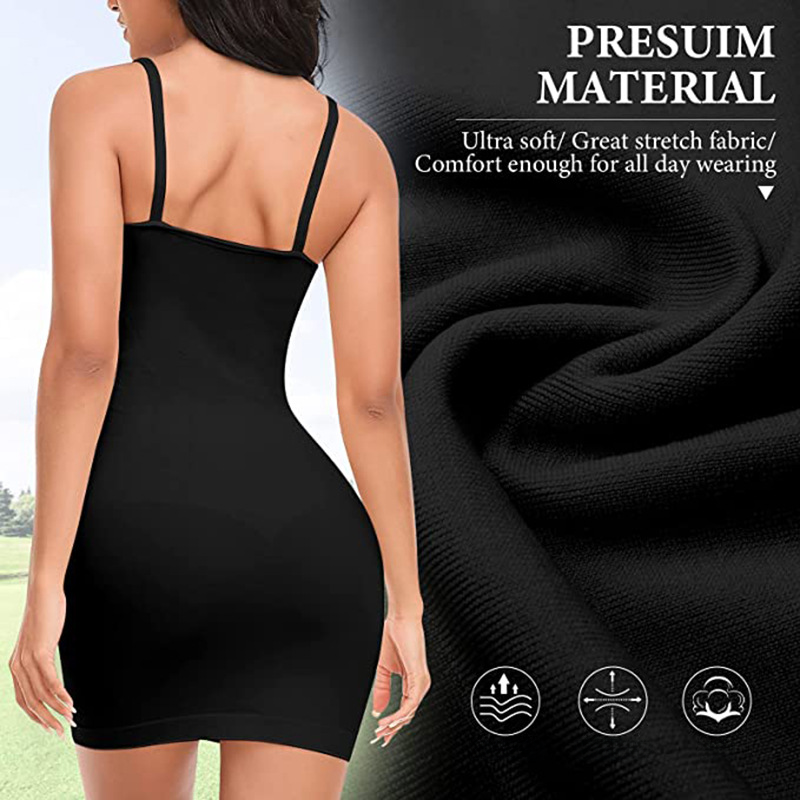 Seamless Bodycon Cami Dress for Curvy Figures