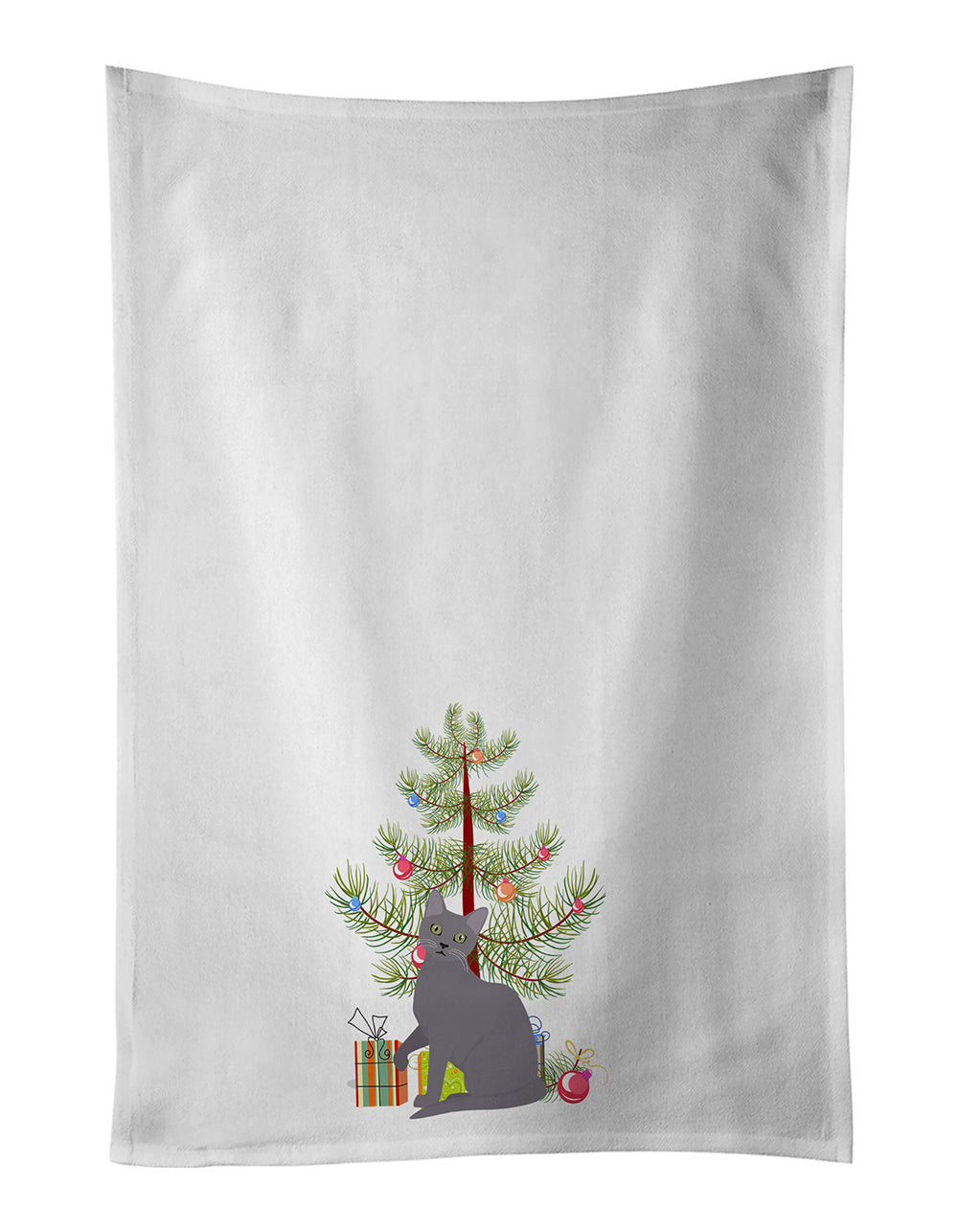 Korat Cat Christmas Kitchen Towel Set of 2
