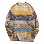 Retro Loose Fit Women's Pullover Sweater | Streetwear
