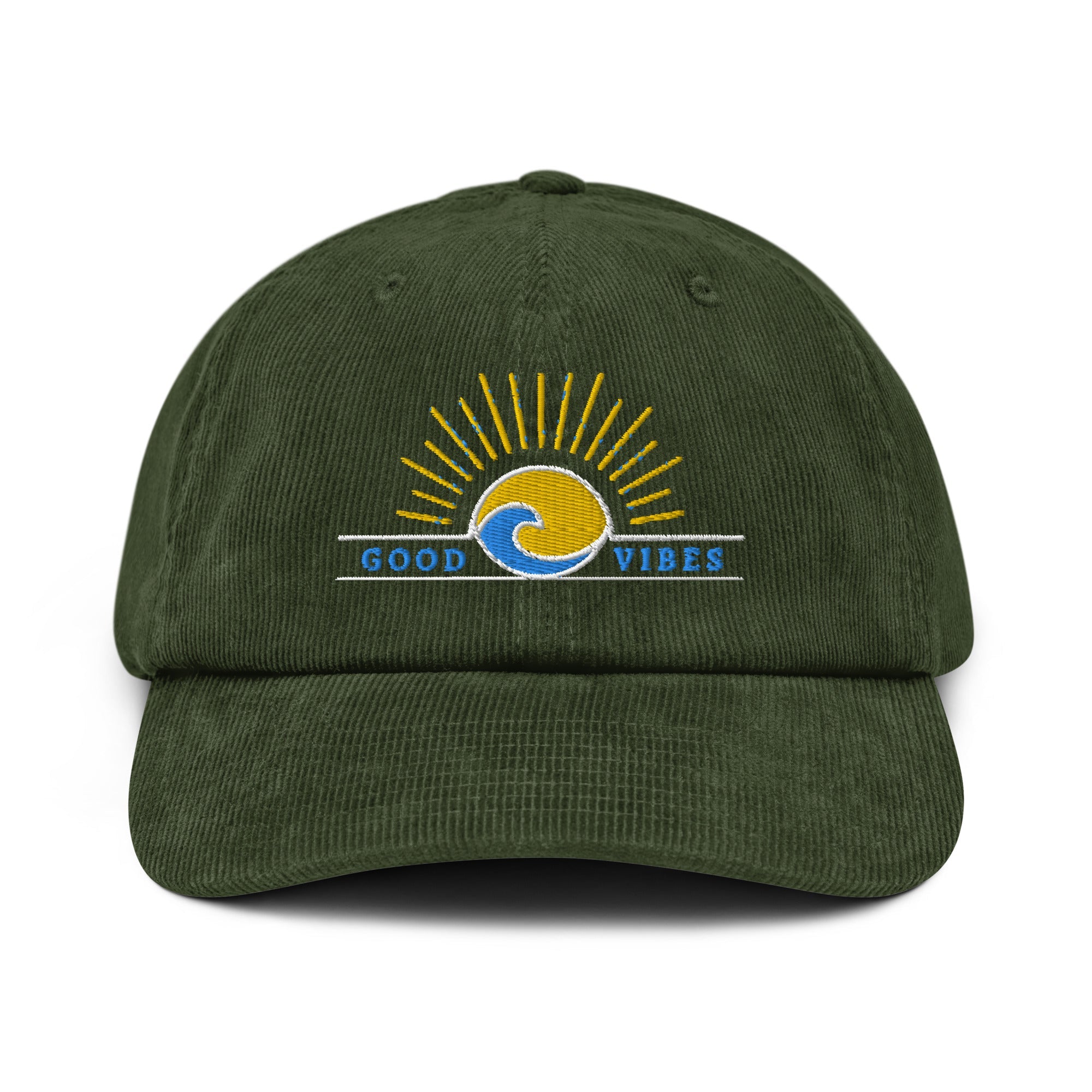 Local Sunrise Tropical Corduroy Hat | Embroidered Cap
