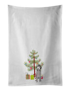 Doodle Silver #1 Christmas Kitchen Towel Set of 2