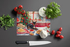 Miniature Pinscher Christmas Cookies Glass Cutting Board