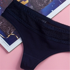 Seamless Cotton Shorts and Thong for Women