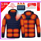 Men's District 21 Smart Heated Cotton-Padded Jacket
