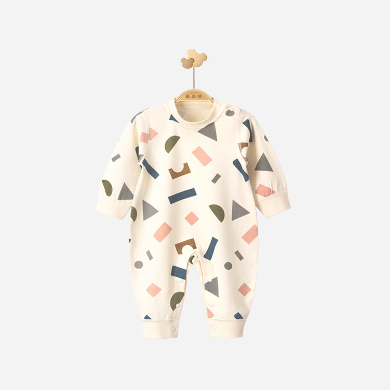 Baby Cotton Spring Autumn Pajamas Bodysuit for Infants