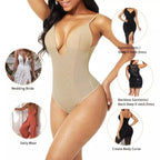 Backless Body Shaping T-Back Corset Jumpsuit