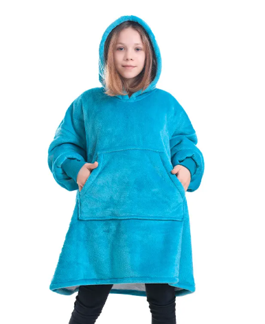 Women's Hooded Pullover Sweater Blanket