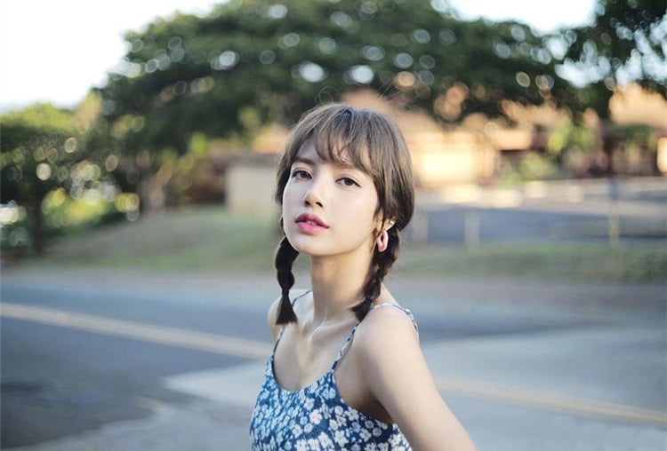 Blue Floral Cami Dress for Petite Women (Summer)