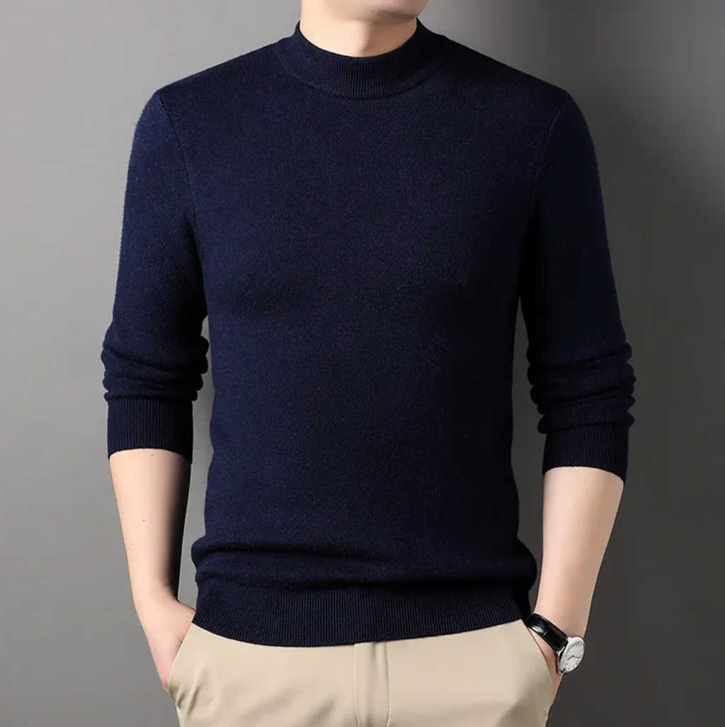 Men's Half-High Collar Sweater