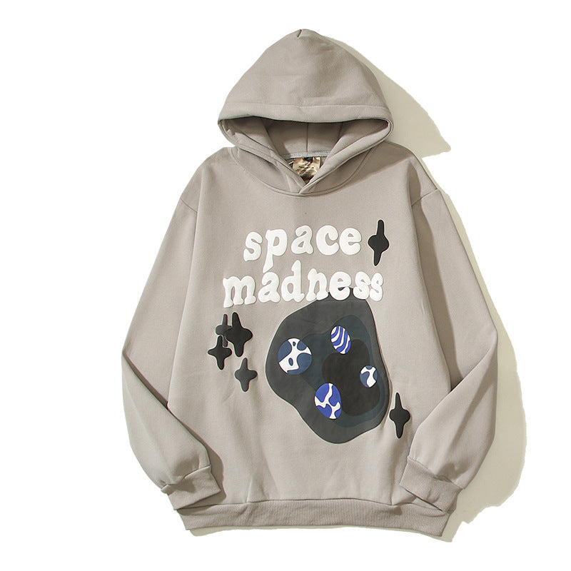 Retro High Street Hoodie with Hip Hop Cartoon Print | Streetwear