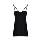 Slim Fit Summer Dress with Square Neck for Women
