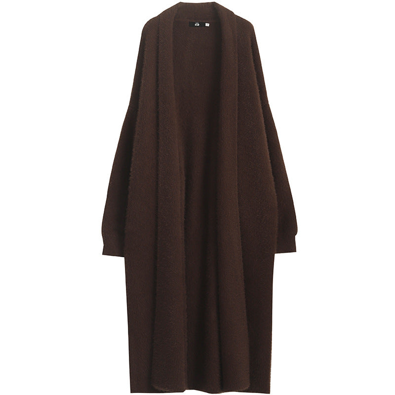 Mink Fleece Sweater Cardigan and Fur Coat